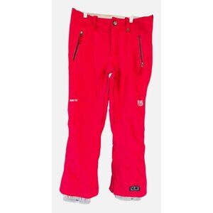 Burton Women's Small Gore-Tex Snow Coral Red Pants, Ski,Snowboard Pants,